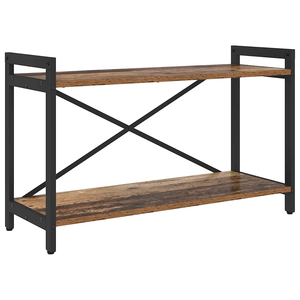 Bogreol 80 x 30 x 50 cm Konstrueret træ Gammelt træ