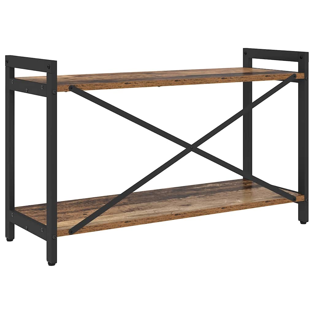 Bogreol 80 x 30 x 50 cm Konstrueret træ Gammelt træ