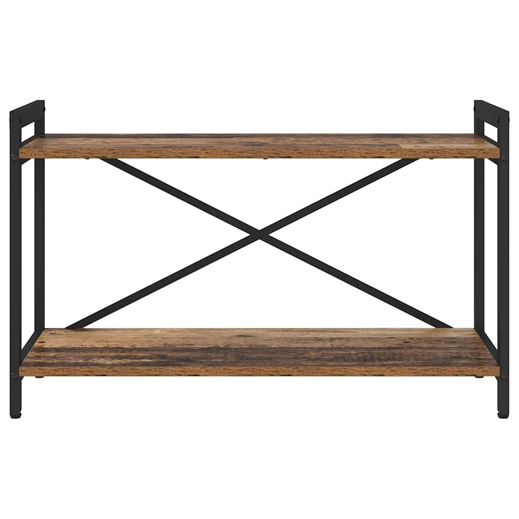 Bogreol 80 x 30 x 50 cm Konstrueret træ Gammelt træ