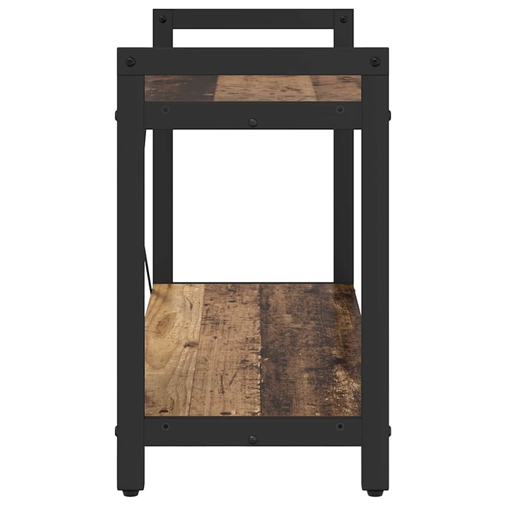 Bogreol 80 x 30 x 50 cm Konstrueret træ Gammelt træ