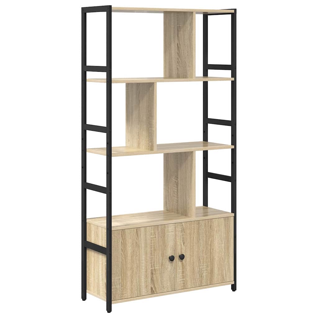 Bogreol 80 x 30 x 155,5 cm Konstrueret træ Sonoma eg