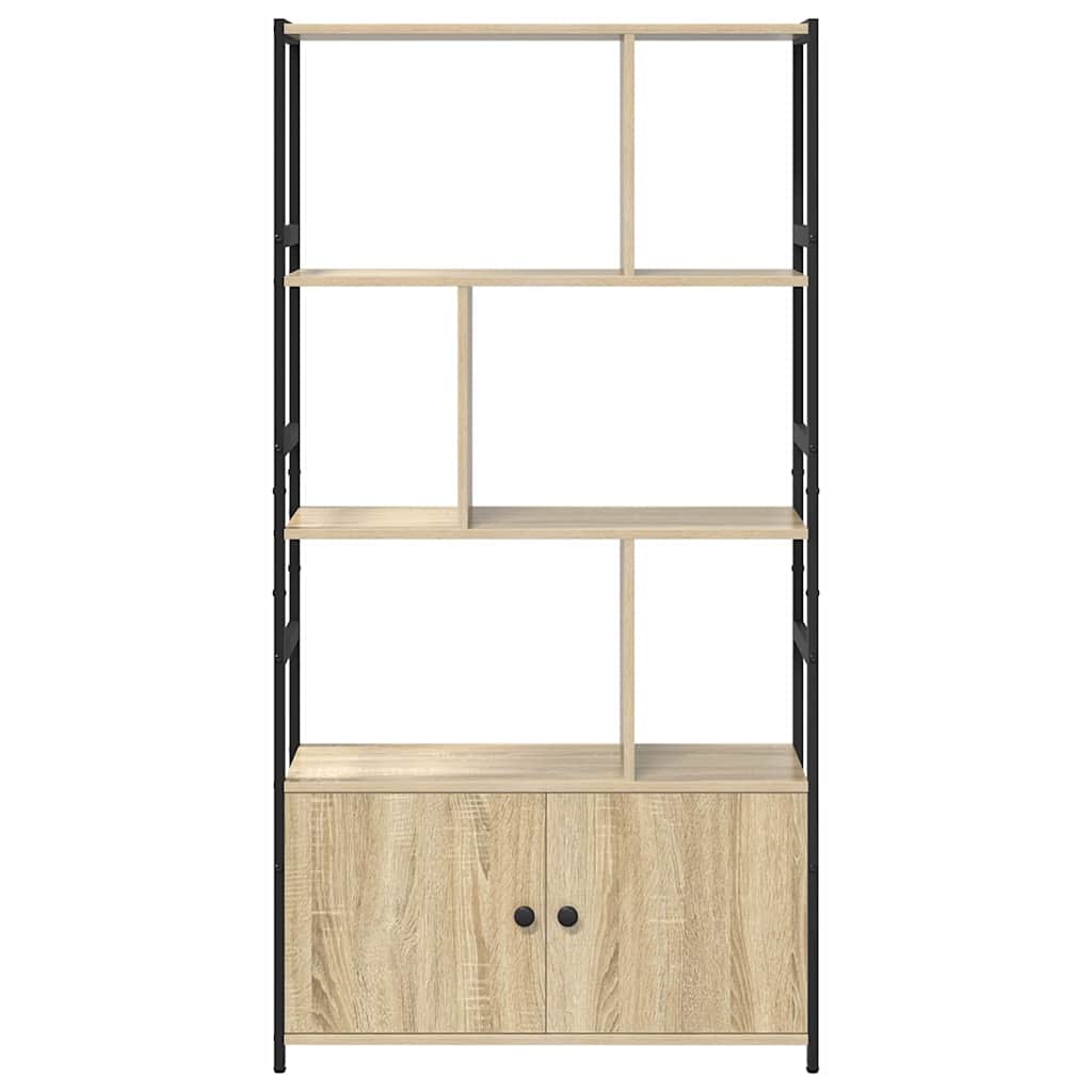 Bogreol 80 x 30 x 155,5 cm Konstrueret træ Sonoma eg