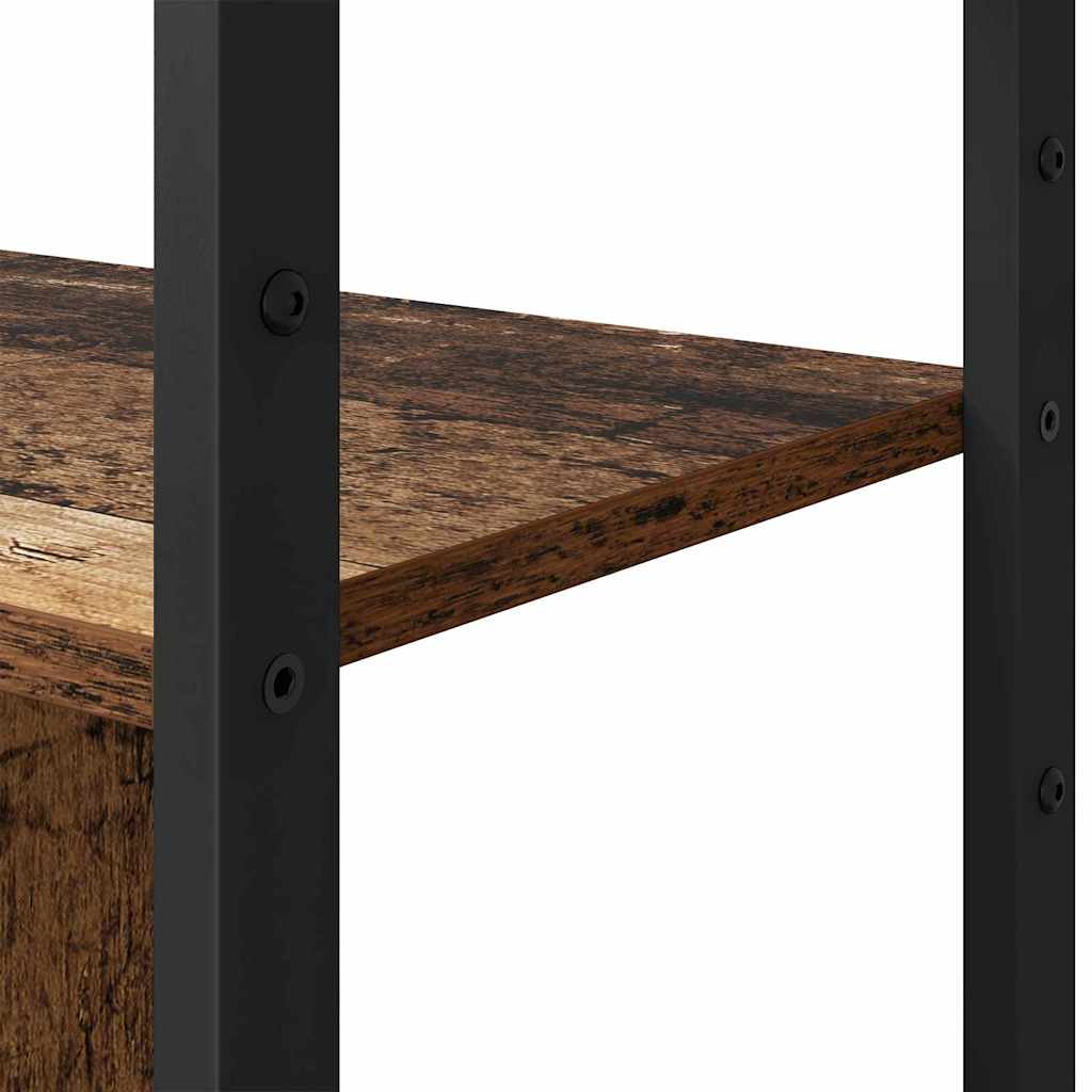 Bogreol 80 x 30 x 155,5 cm Konstrueret træ Gammelt træ