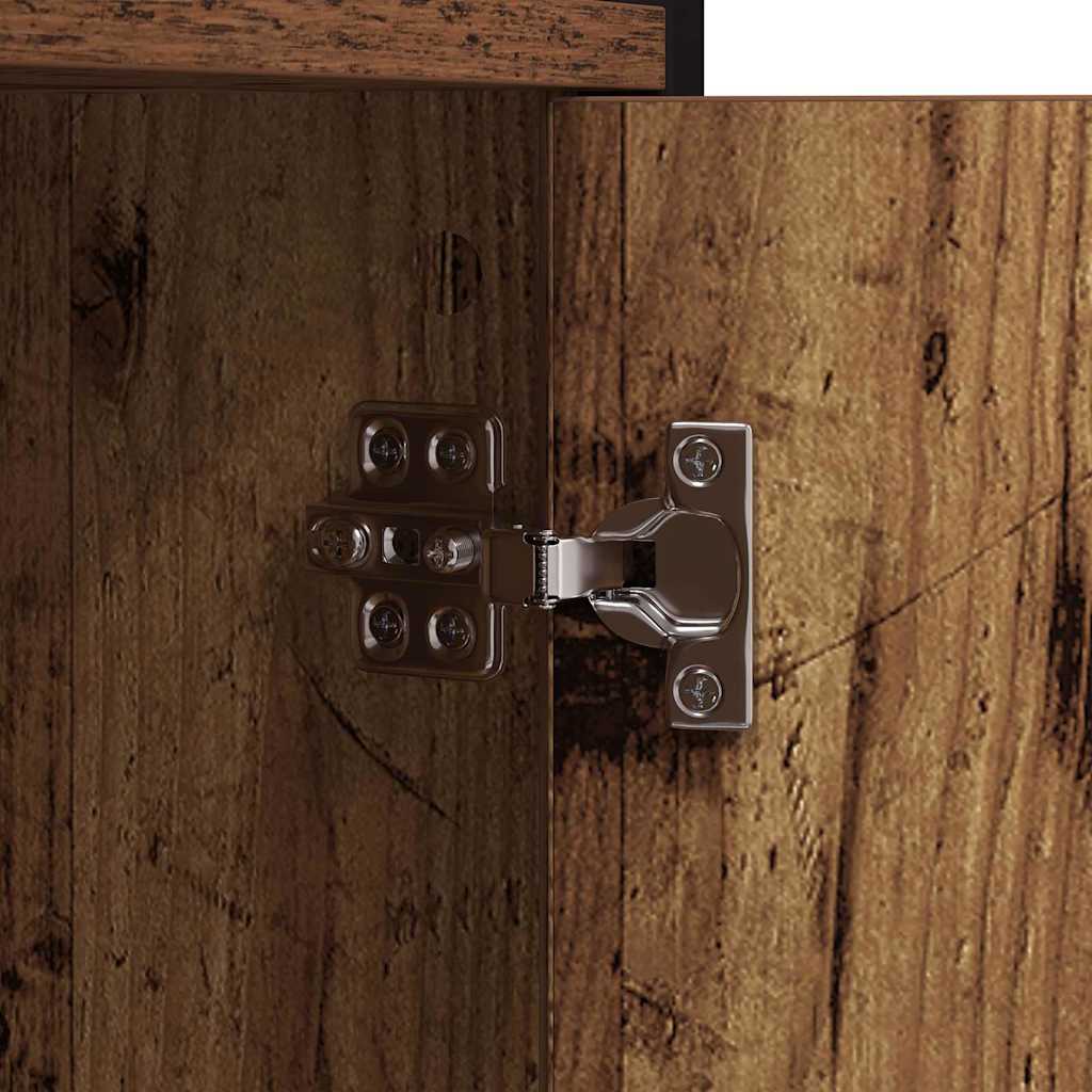 Bogreol 80 x 30 x 155,5 cm Konstrueret træ Gammelt træ