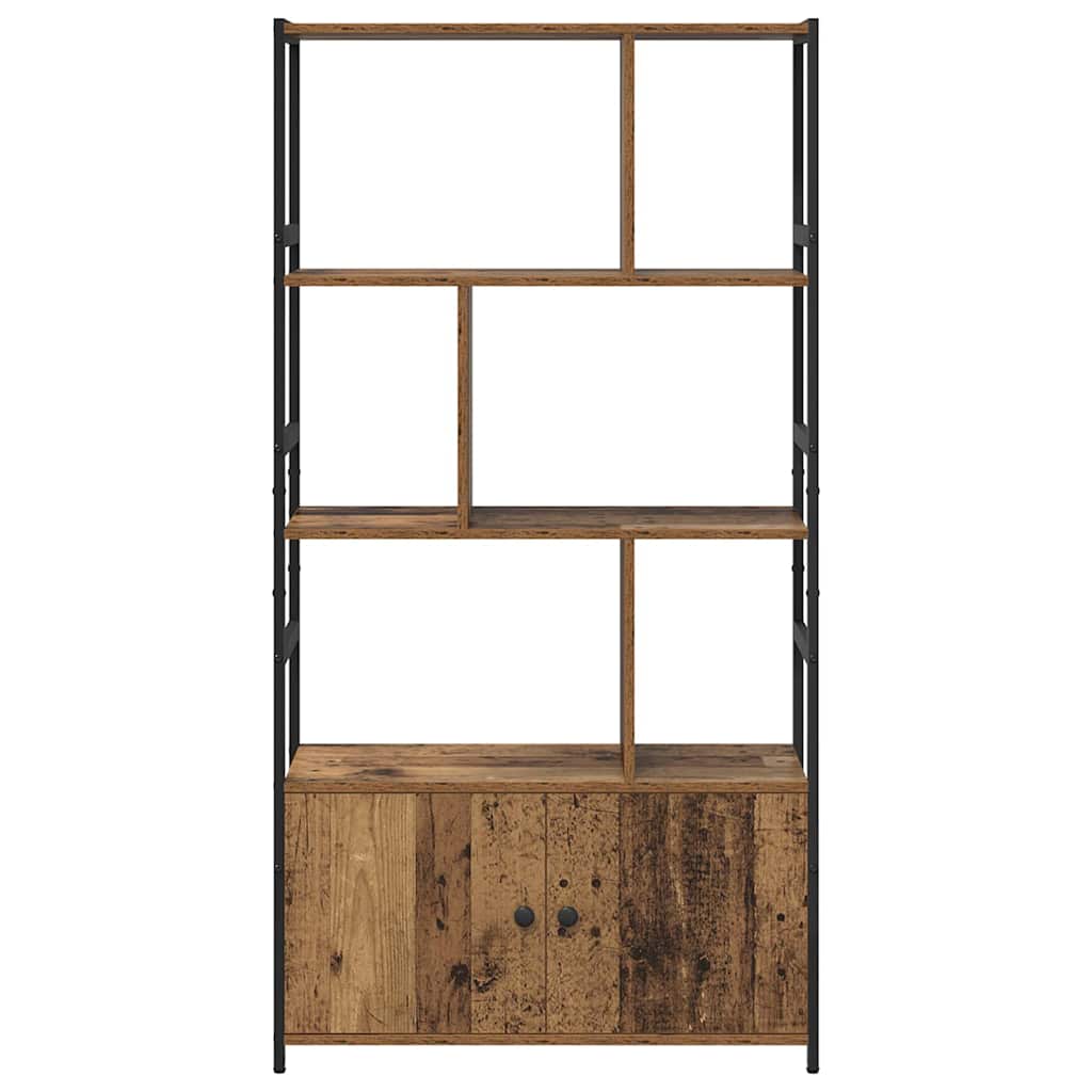 Bogreol 80 x 30 x 155,5 cm Konstrueret træ Gammelt træ