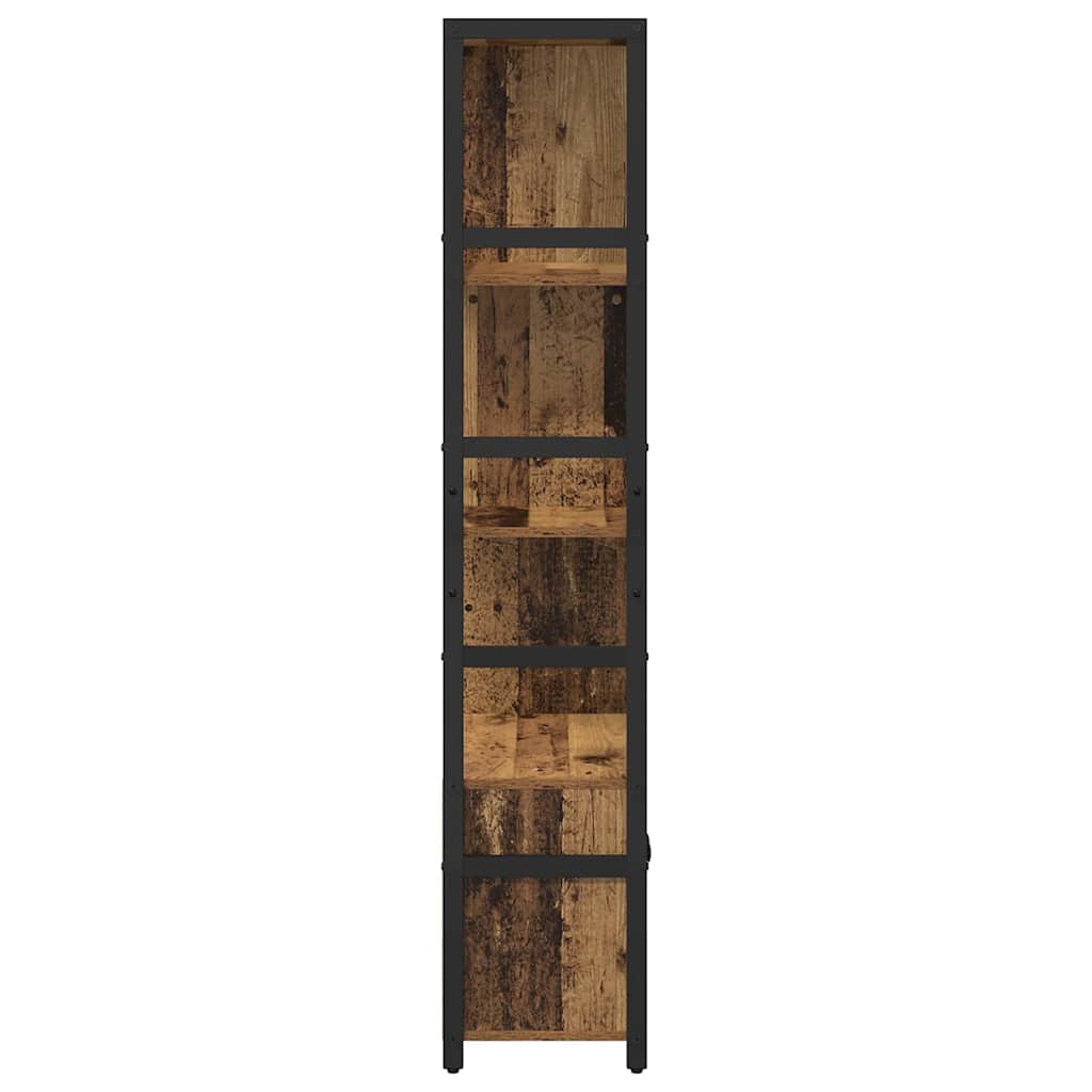 Bogreol 80 x 30 x 155,5 cm Konstrueret træ Gammelt træ
