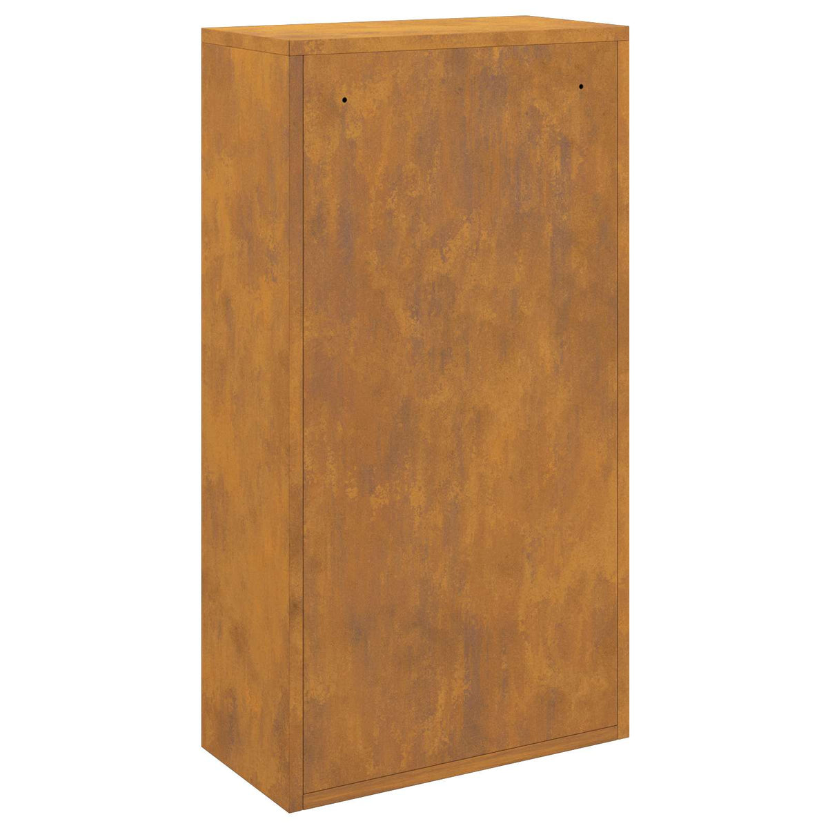 Pakke drop boks med dør Rusten 44 x 22 x 82 cm Cortenstål