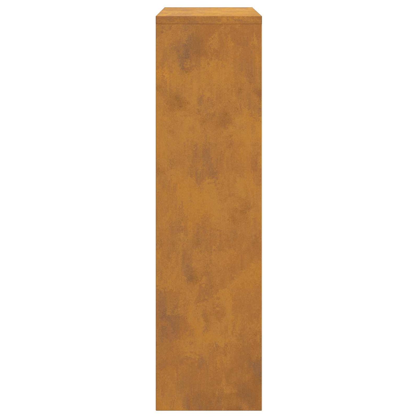Pakke drop boks med dør Rusten 44 x 22 x 82 cm Cortenstål