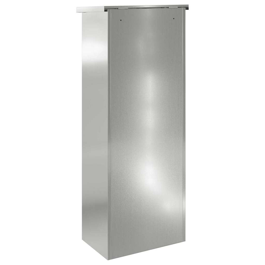 Pakke drop boks Sort 44,5 x 29 x 110,5 cm Galvaniseret stål