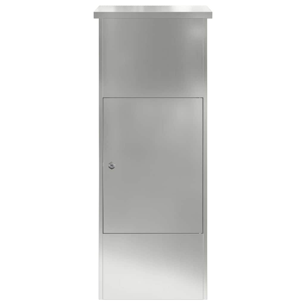 Pakke drop boks Sort 44,5 x 29 x 110,5 cm Galvaniseret stål