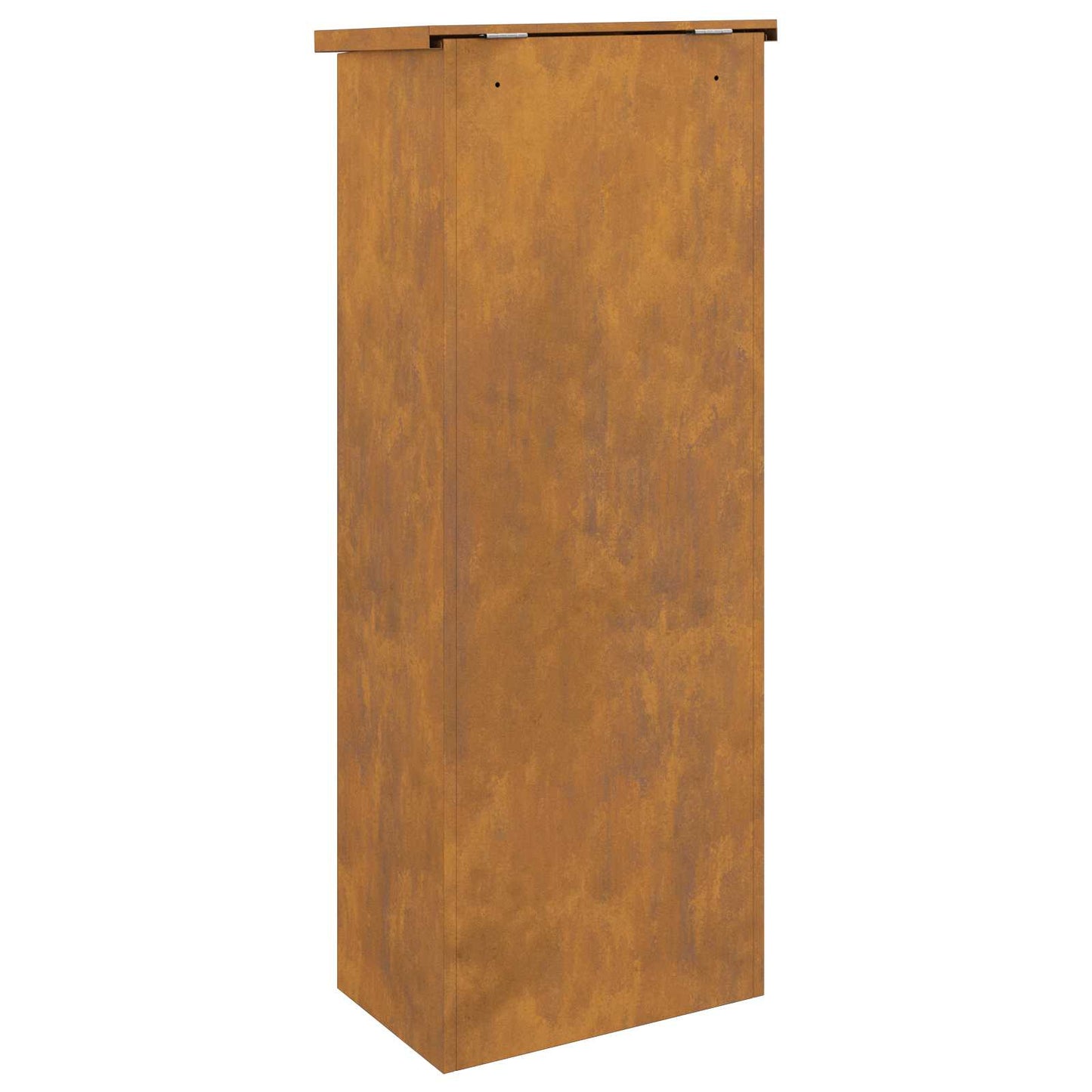 Pakke drop boks med dør Rusten 44,5 x 29 x 110,5 cm Cortenstål
