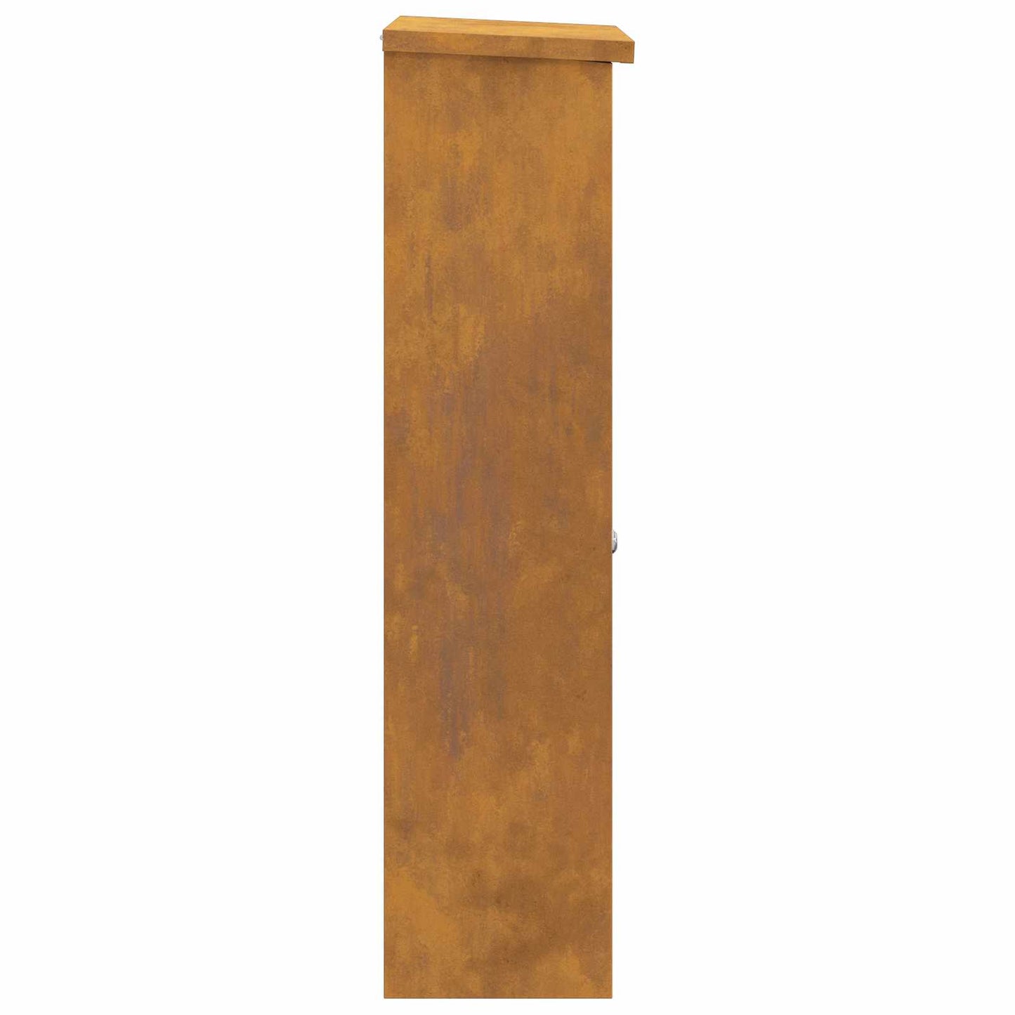 Pakke drop boks med dør Rusten 44,5 x 29 x 110,5 cm Cortenstål