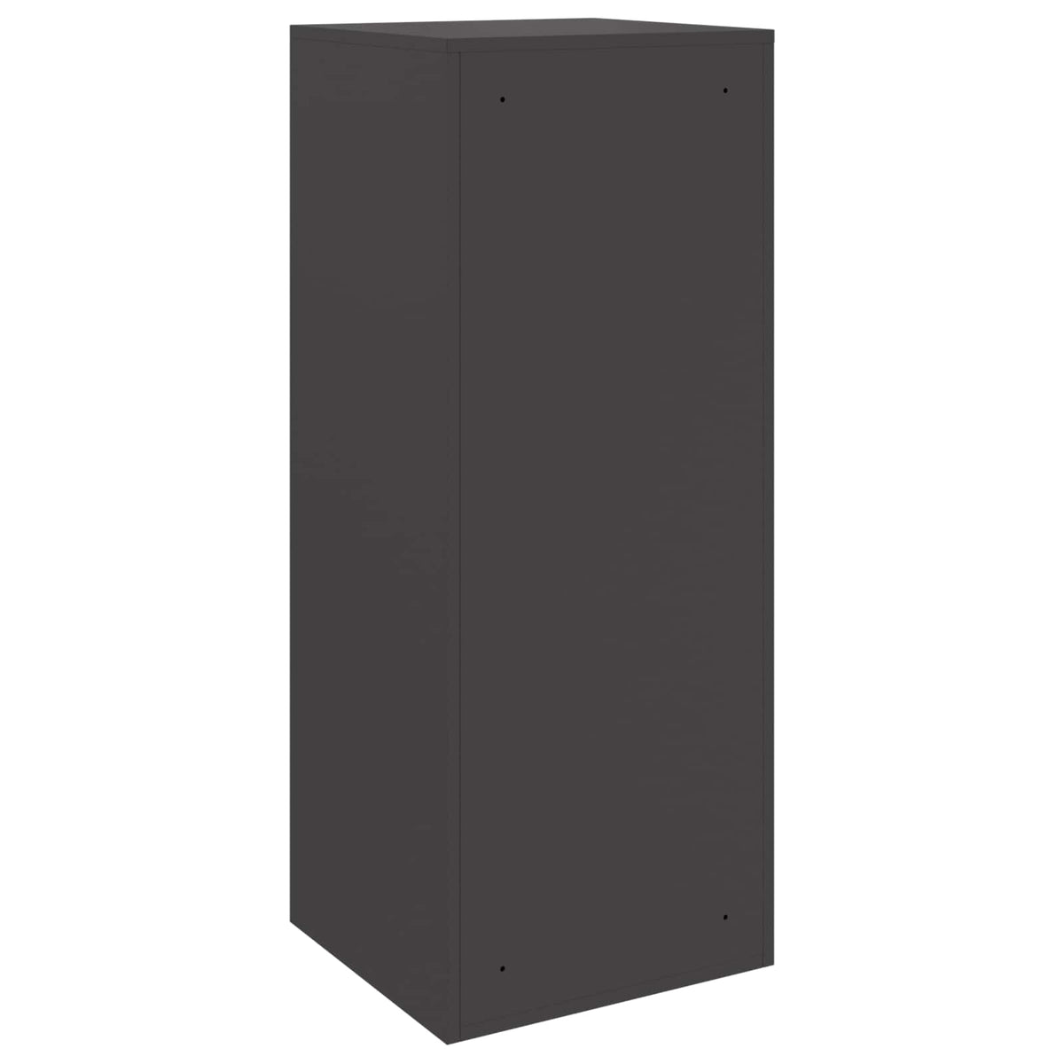 Pakke drop boks med opbevaring Sort 41 x 38 x 103 cm Stål