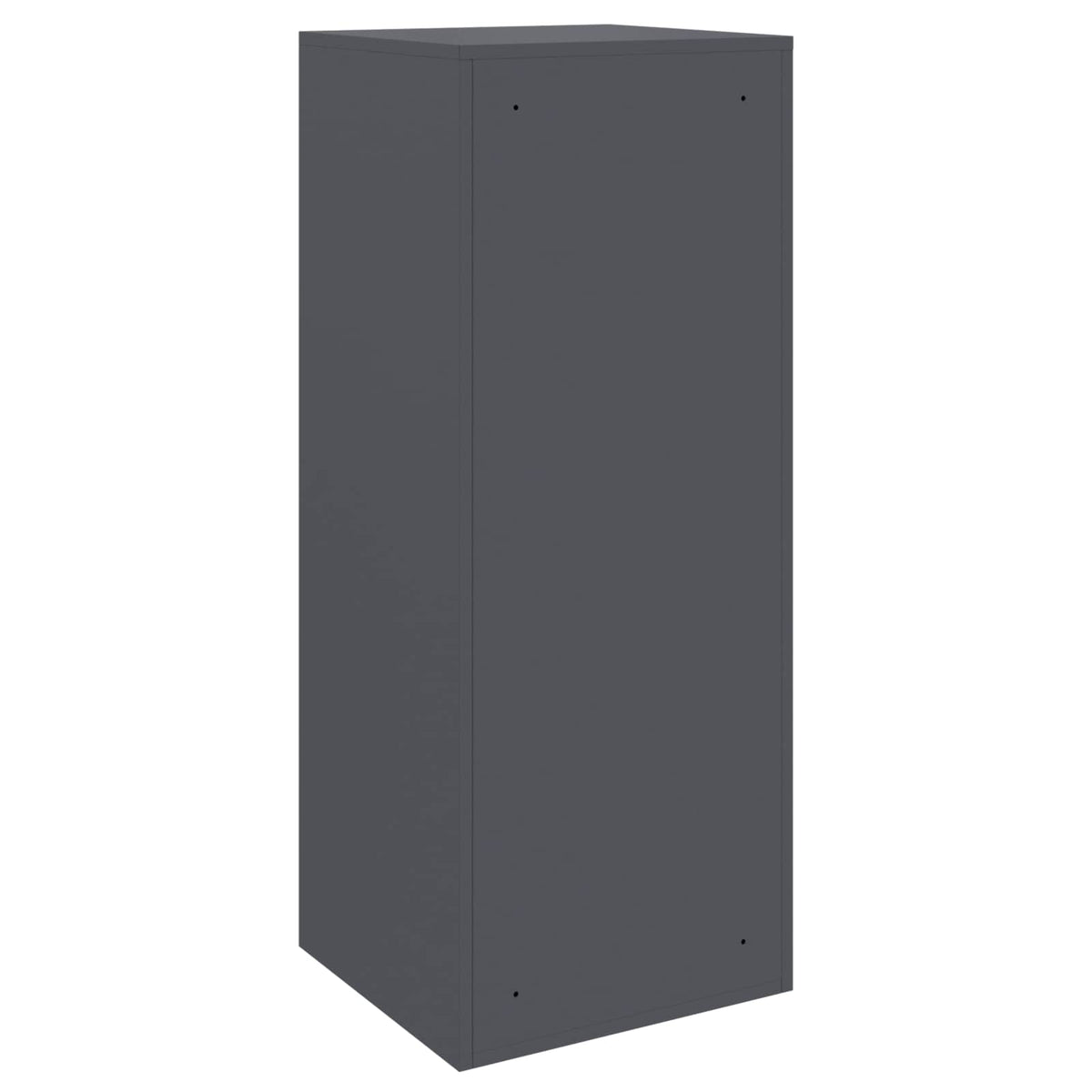 Pakke drop boks med opbevaring Antracit 41 x 38 x 103 cm Stål