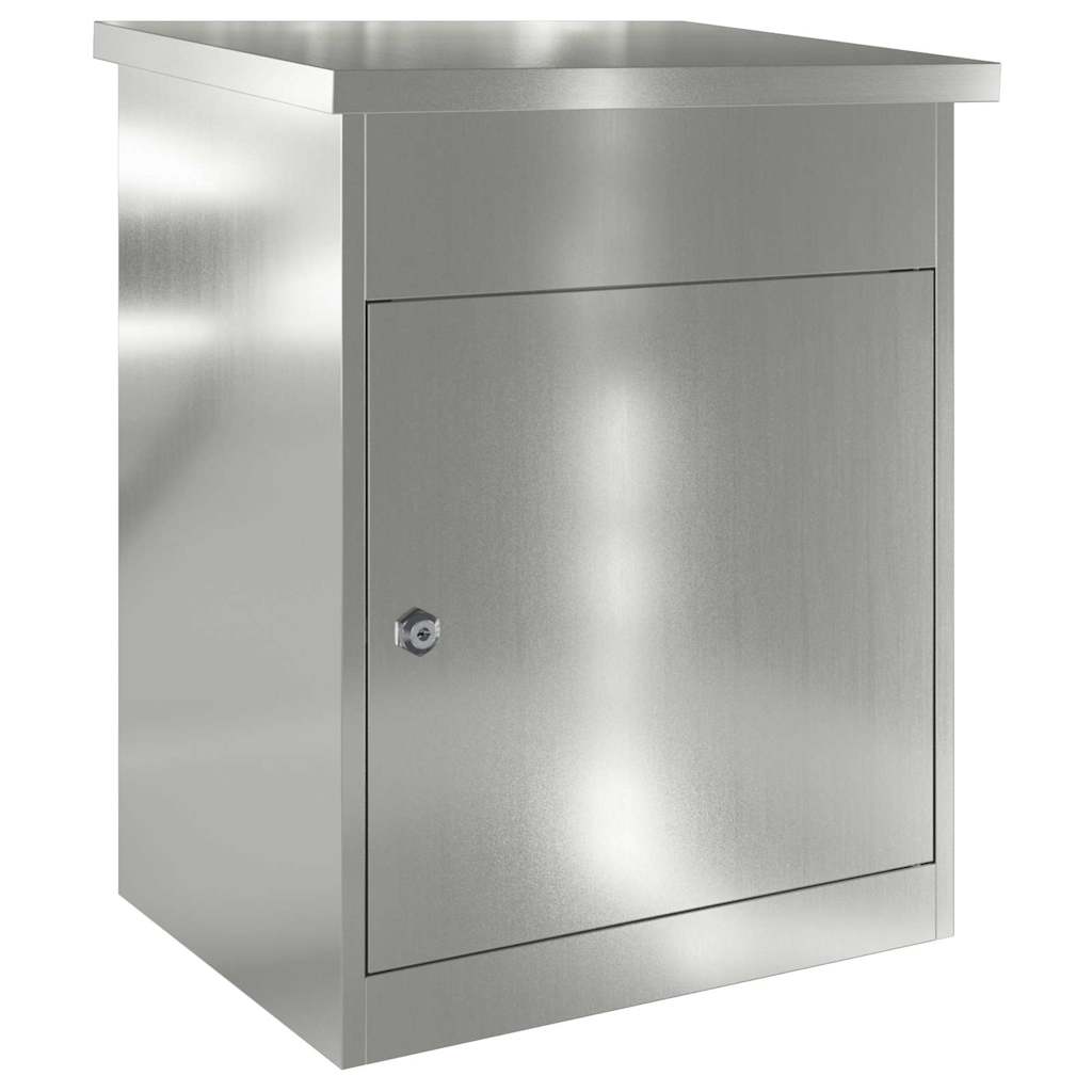 Pakke drop boks Sort 47,5 x 38 x 59 cm Galvaniseret stål