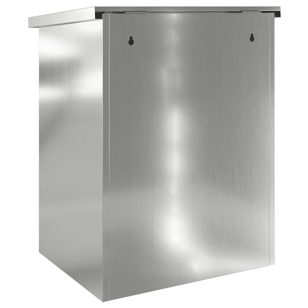 Pakke drop boks Sort 47,5 x 38 x 59 cm Galvaniseret stål