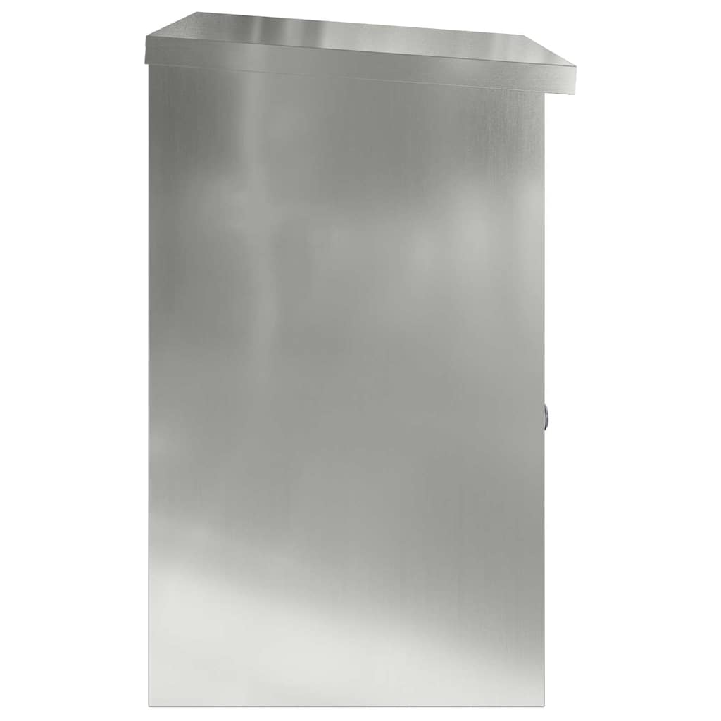 Pakke drop boks Sort 47,5 x 38 x 59 cm Galvaniseret stål