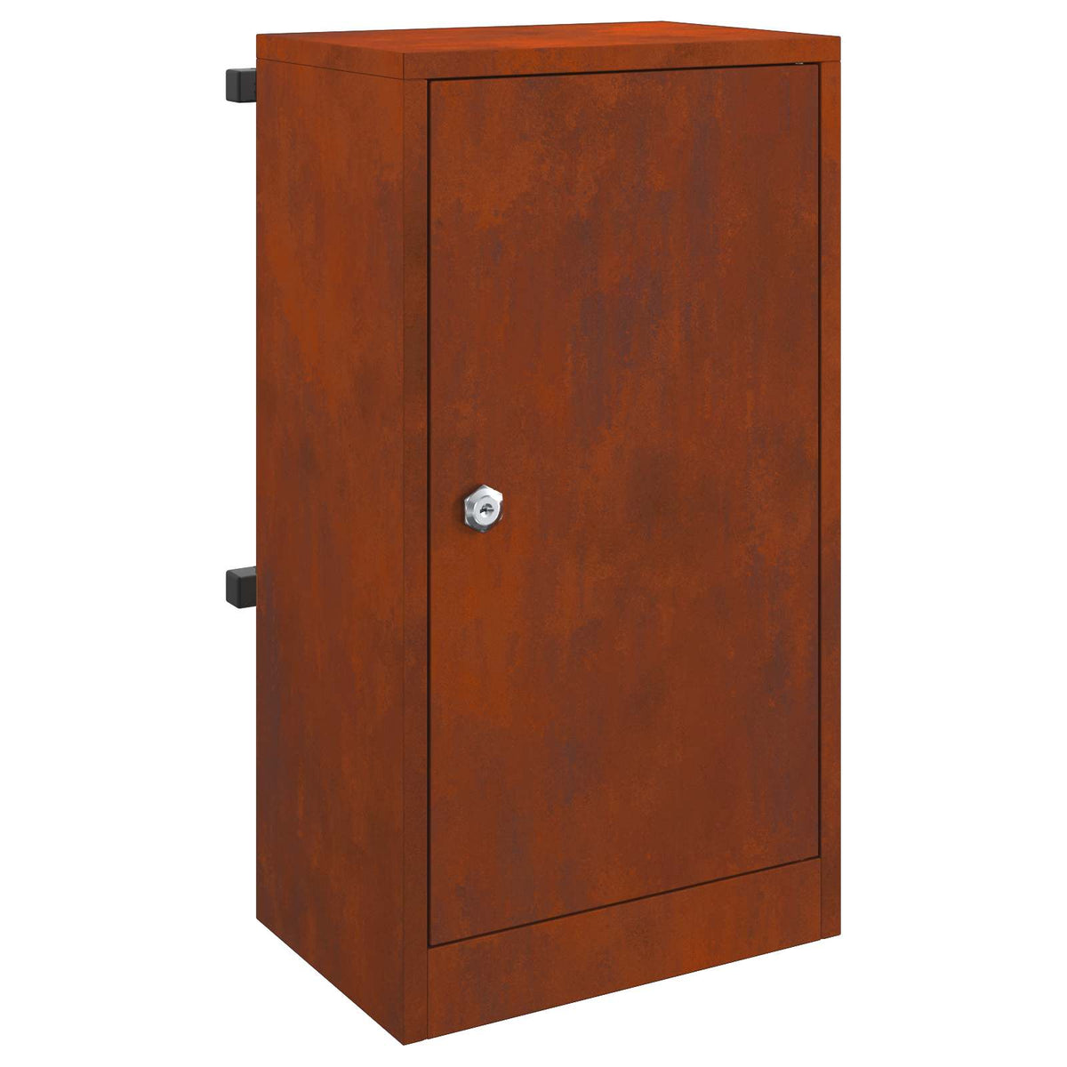 postkasse med opbevaring Rusten 30 x 20 x 55 cm Cortenstål