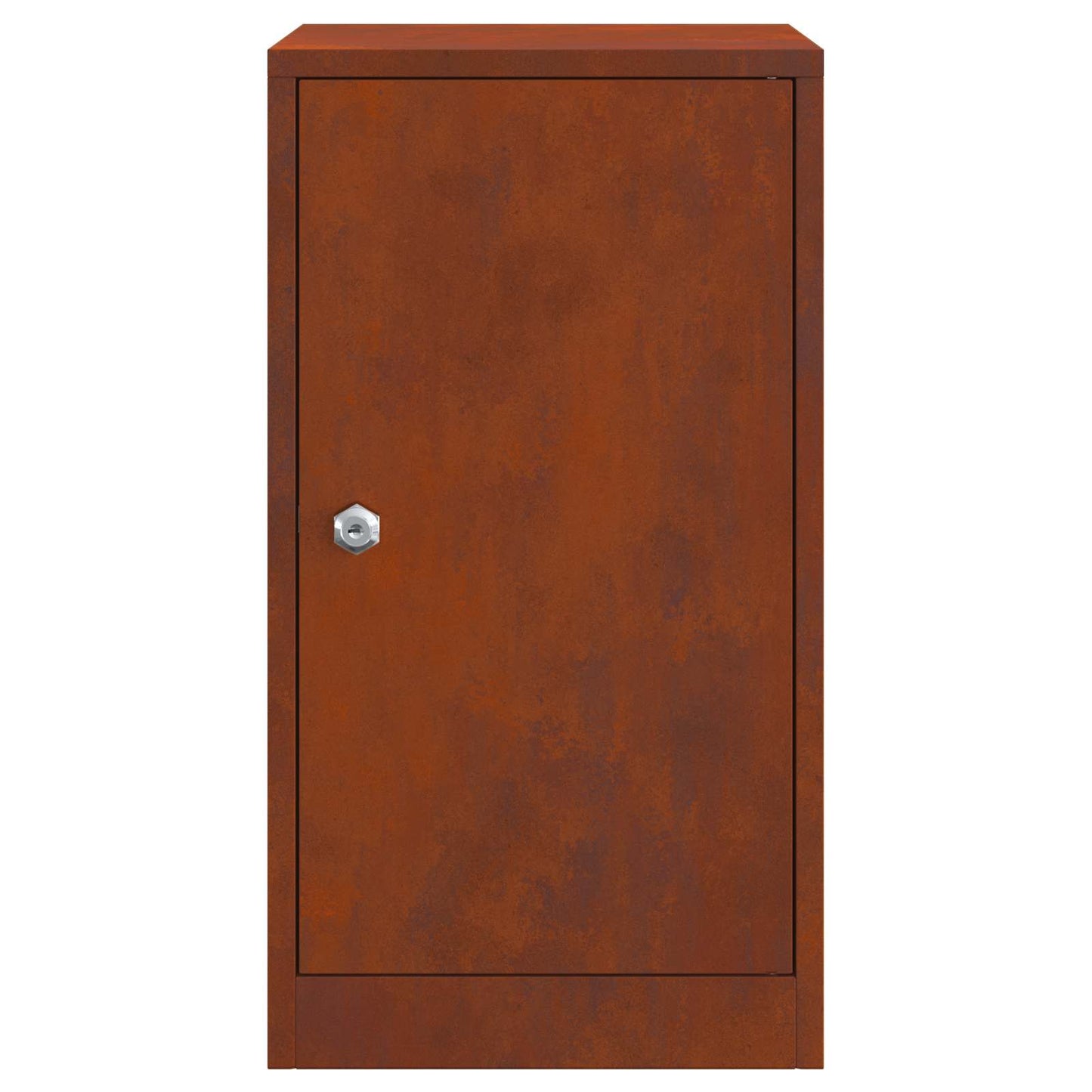 postkasse med opbevaring Rusten 30 x 20 x 55 cm Cortenstål
