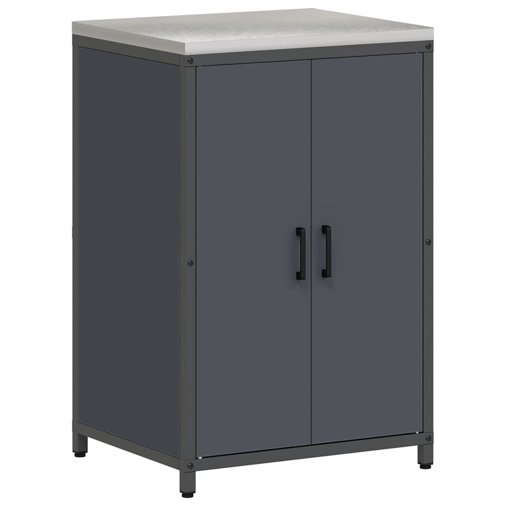 Køkken opbevaringsskab HATTEM Antracit 60 x 50 x 92 cm Stål