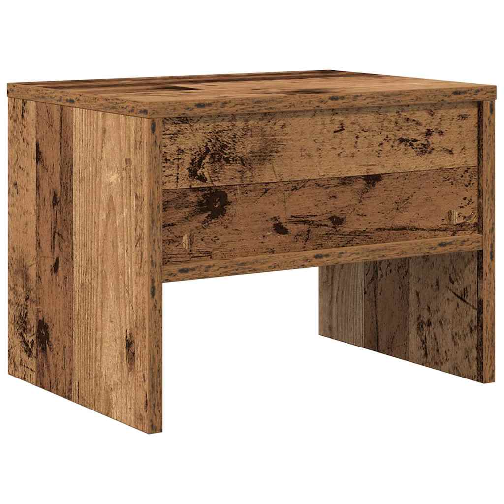 Natskab 2 stk. Gammelt træ 40 x 30 x 30 cm Konstrueret træ