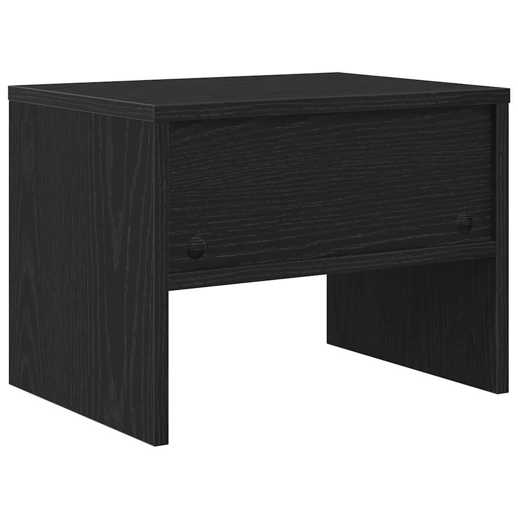 Natskab 2 stk. Sort eg 40 x 30 x 30 cm Konstrueret træ