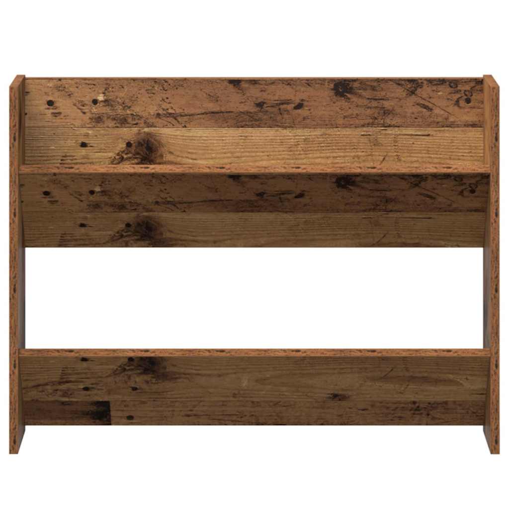 Sko skab 2 stk. 80 x 18 x 60 cm Konstrueret træ Gammelt træ