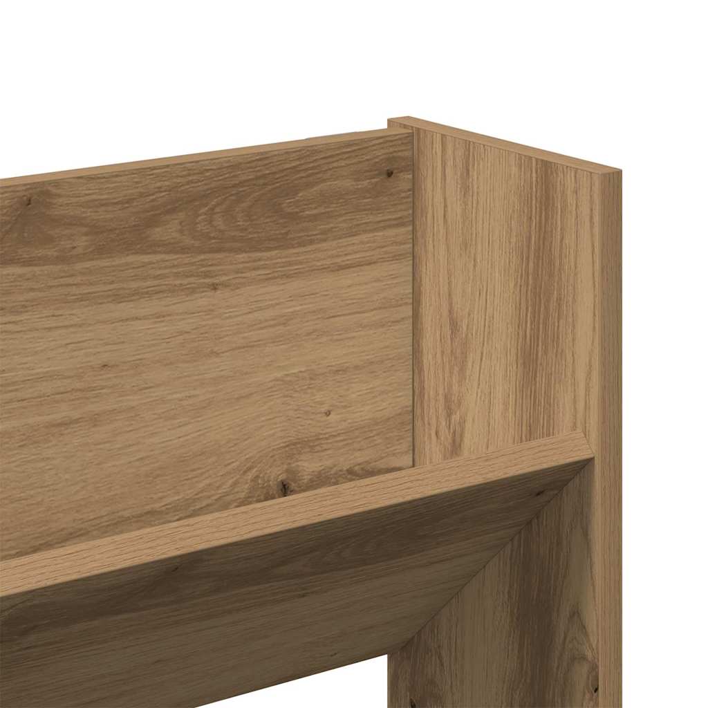 Sko skab 2 stk. 81 x 18 x 60 cm Konstrueret træ Artisan-eg