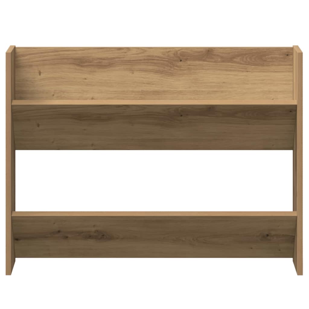 Sko skab 2 stk. 81 x 18 x 60 cm Konstrueret træ Artisan-eg