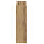 Sko skab 2 stk. 81 x 18 x 60 cm Konstrueret træ Artisan-eg