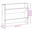 Sko skab 82 x 18 x 60 cm Konstrueret træ Sort eg