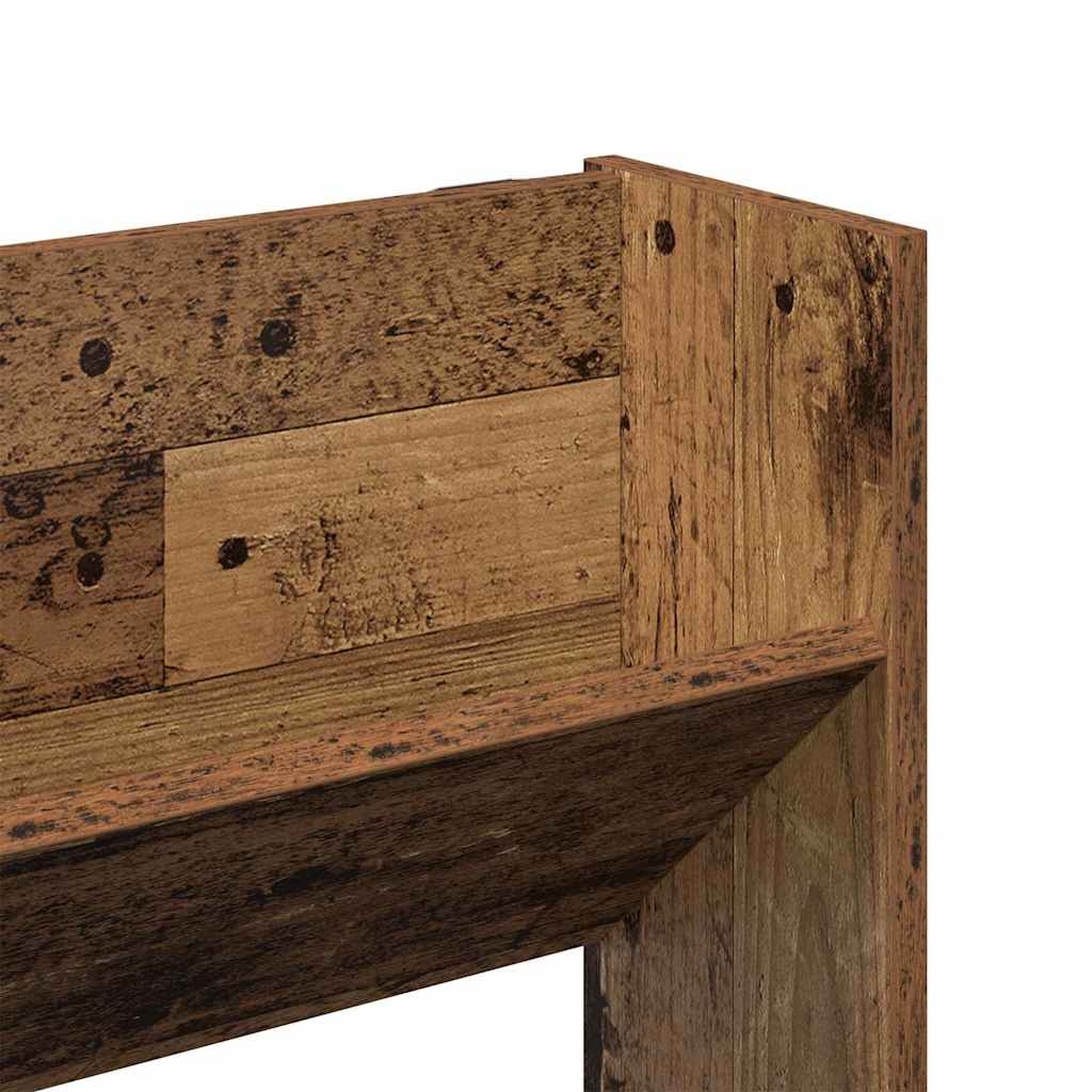 Sko skab 2 stk. 84 x 18 x 90 cm Konstrueret træ Gammelt træ