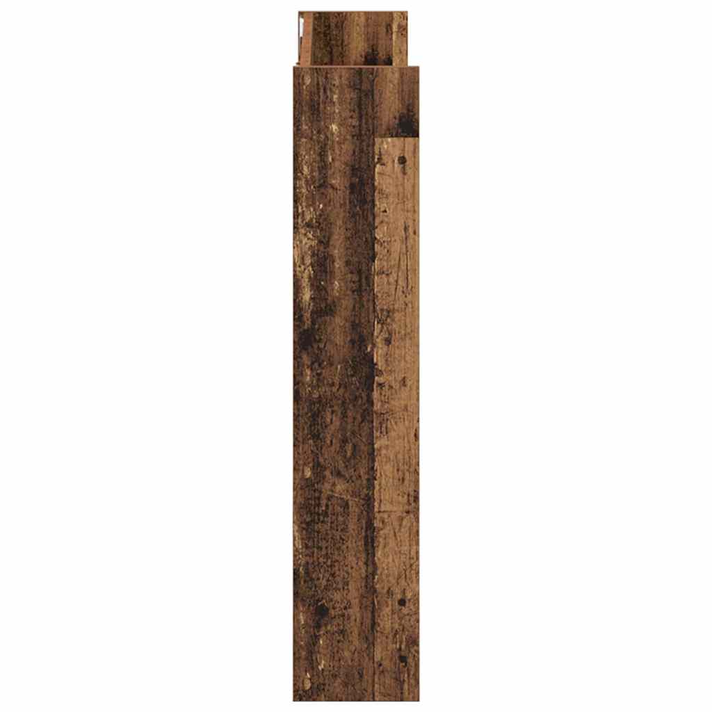 Sko skab 2 stk. 84 x 18 x 90 cm Konstrueret træ Gammelt træ