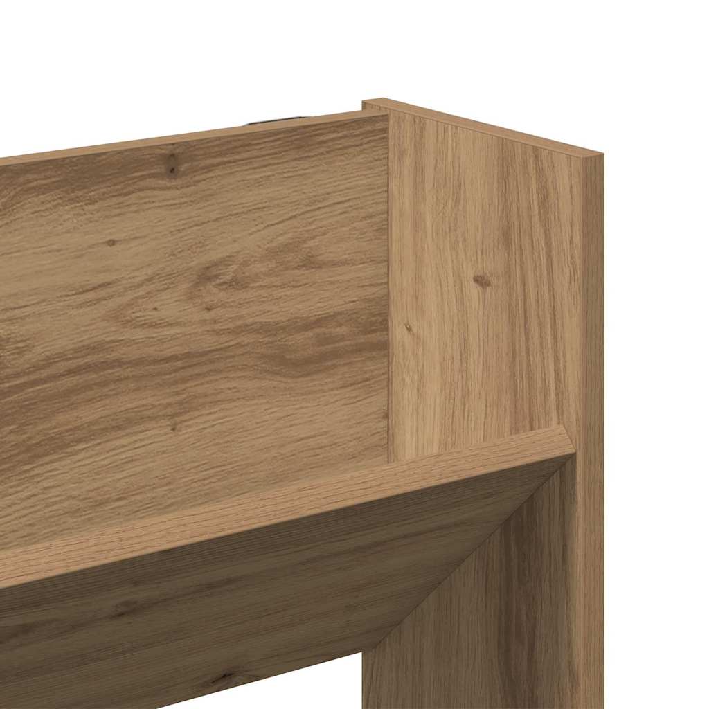 Sko skab 2 stk. 85 x 18 x 90 cm Konstrueret træ Artisan-eg