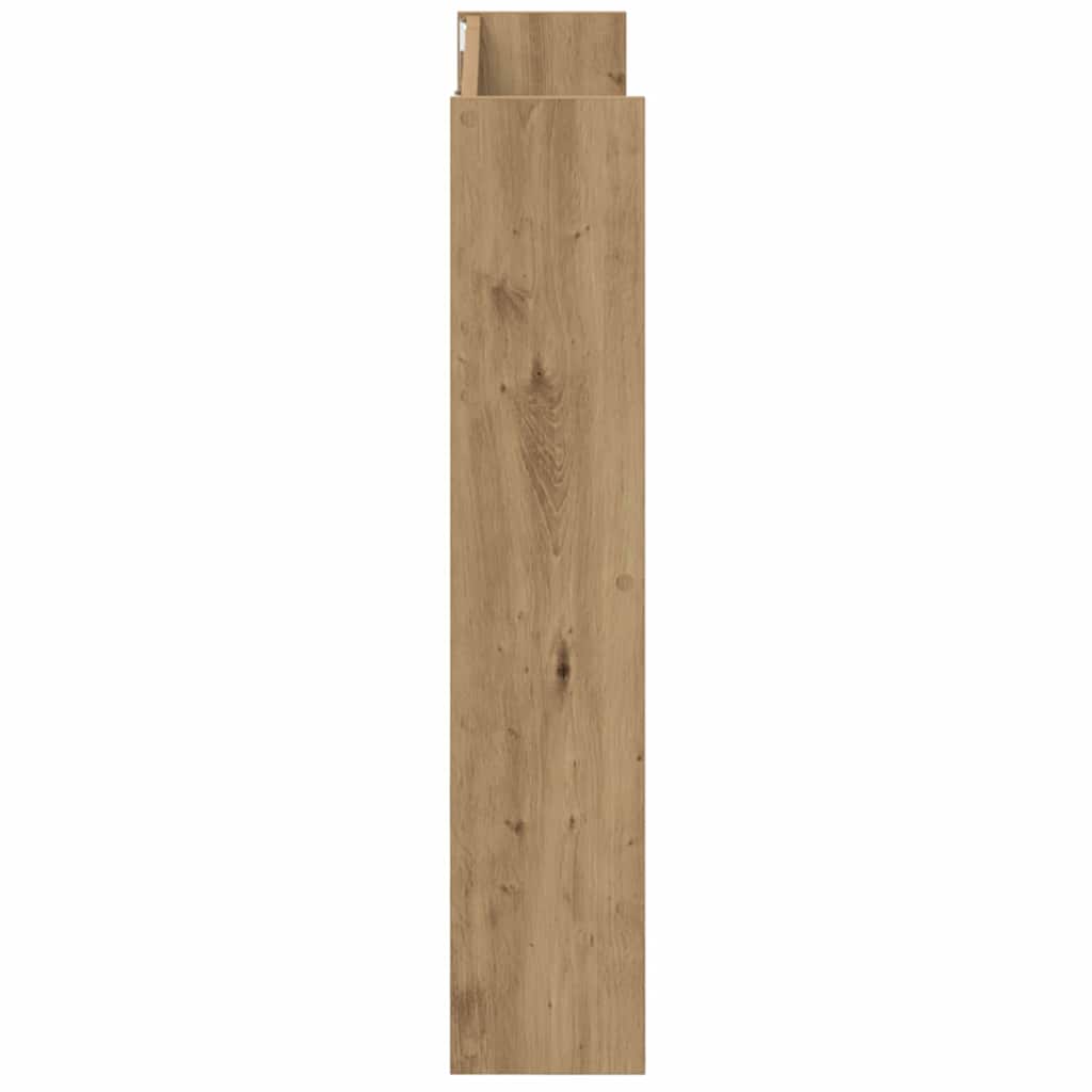 Sko skab 2 stk. 85 x 18 x 90 cm Konstrueret træ Artisan-eg