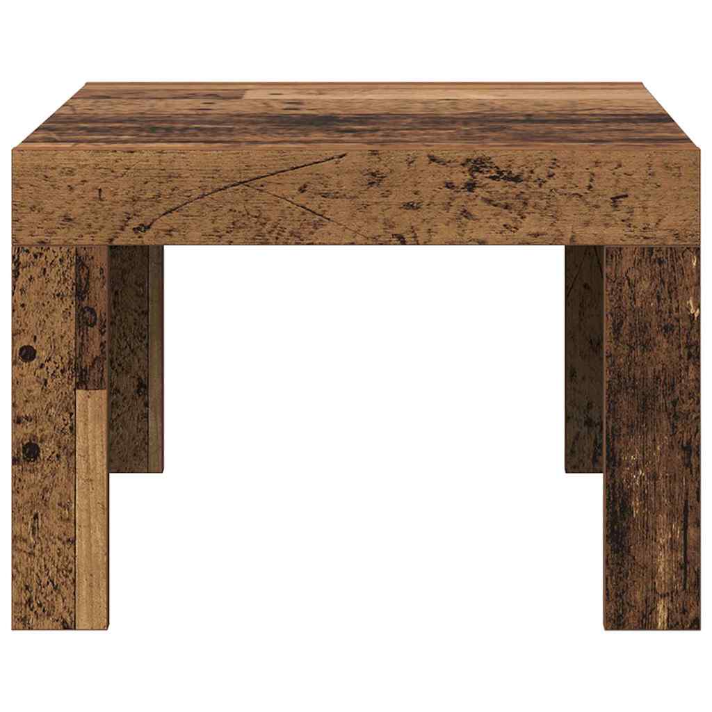 Sofabord Gammelt træ 50 x 50 x 35 cm Konstrueret træ