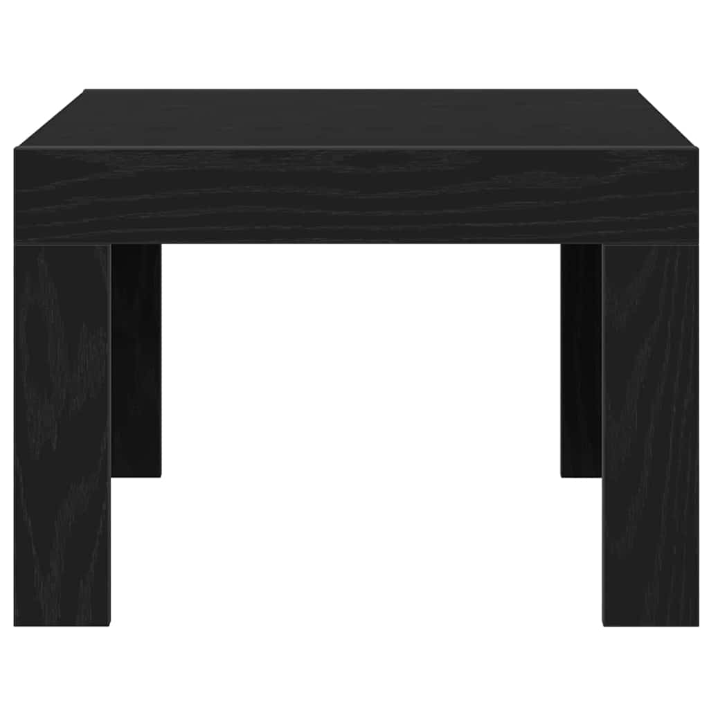 Sofabord Sort eg 50 x 50 x 35 cm Konstrueret træ