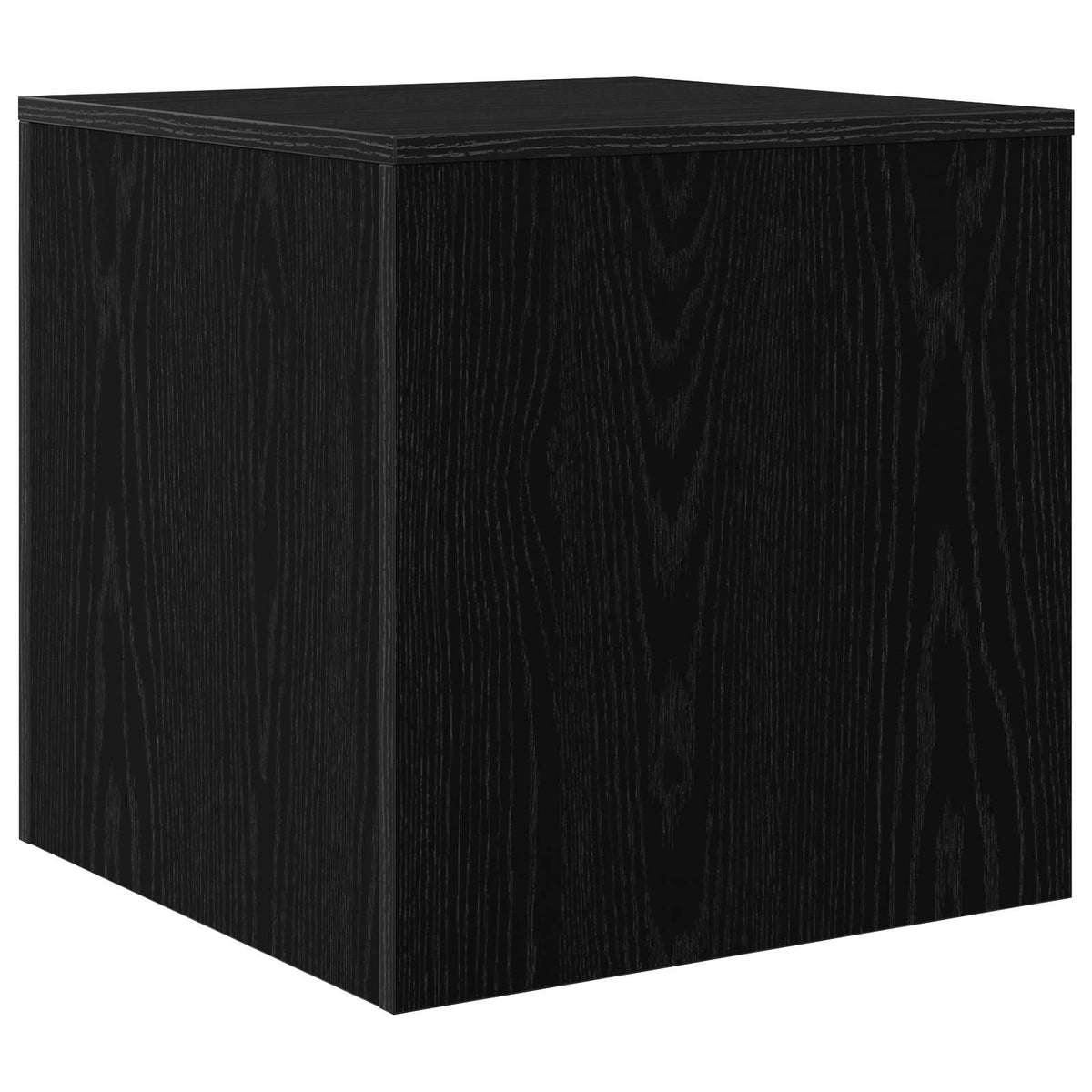 Sofabord 3 stk. Sort eg 45 x 45 x 45 cm Konstrueret træ