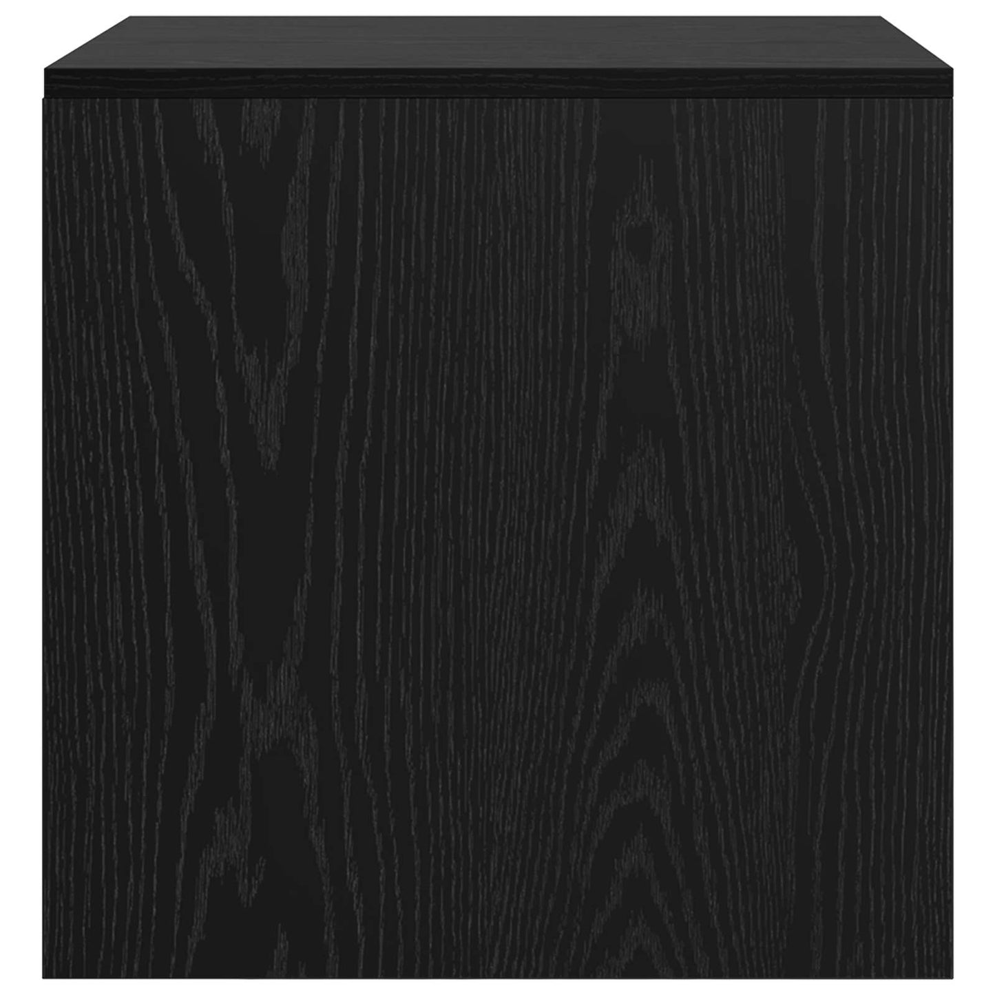 Sofabord 3 stk. Sort eg 45 x 45 x 45 cm Konstrueret træ