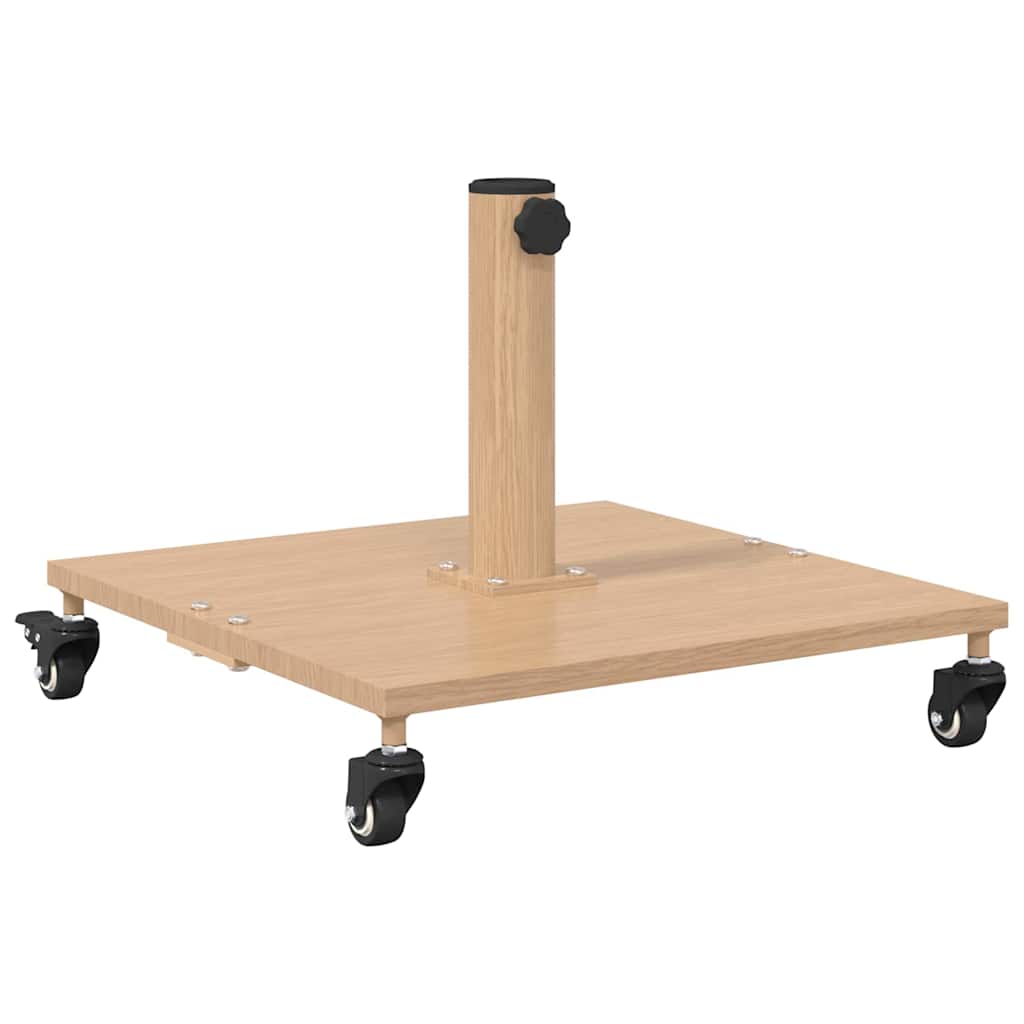 Parasolfod 26.75 kg Lys Træ Firkantet Justerbar