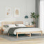 Sengestel med hovedgærde Brun 160 x 210 cm Massiv fyrretræ