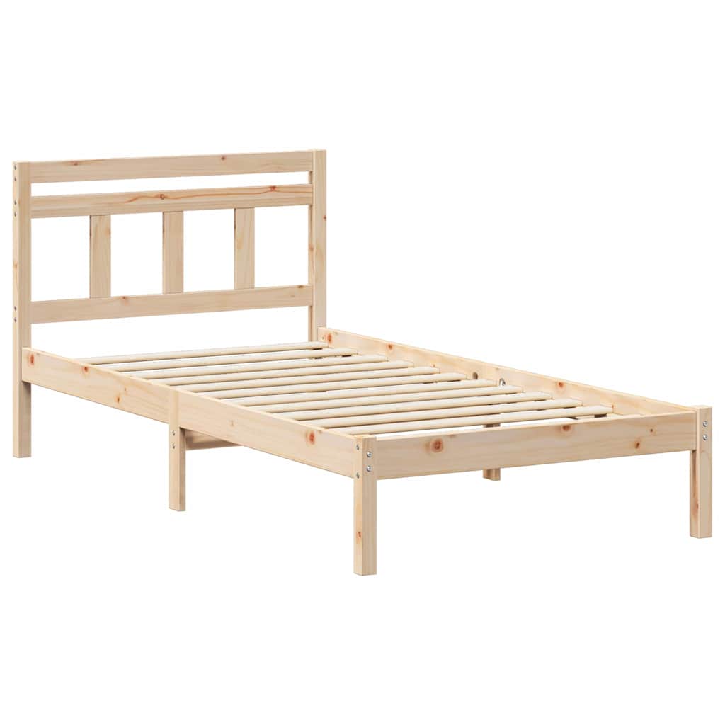 Sengestel Brun 80 x 200 cm Massiv fyrretræ