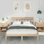 Sengestel Brun 140 x 190 cm Massiv fyrretræ