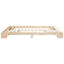Sengestel Brun 180 x 210 cm Massiv fyrretræ