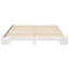 Sengestel Hvid 180 x 210 cm Massiv fyrretræ