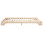 Sengestel Brun 160 x 220 cm Massiv fyrretræ