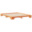 Sengestel Brun 200 x 220 cm Massiv fyrretræ