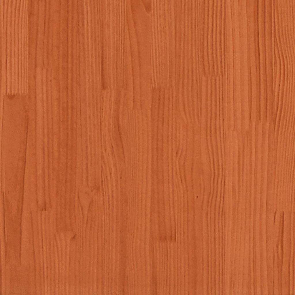 Sengestel Brun 150 x 200 cm Massiv fyrretræ