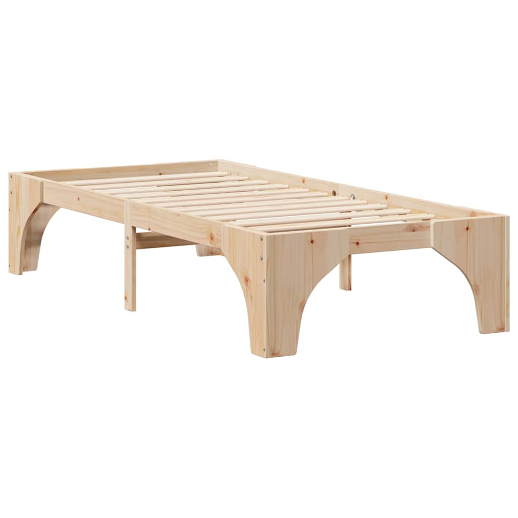 Sengestel Brun 80 x 200 cm Massiv fyrretræ