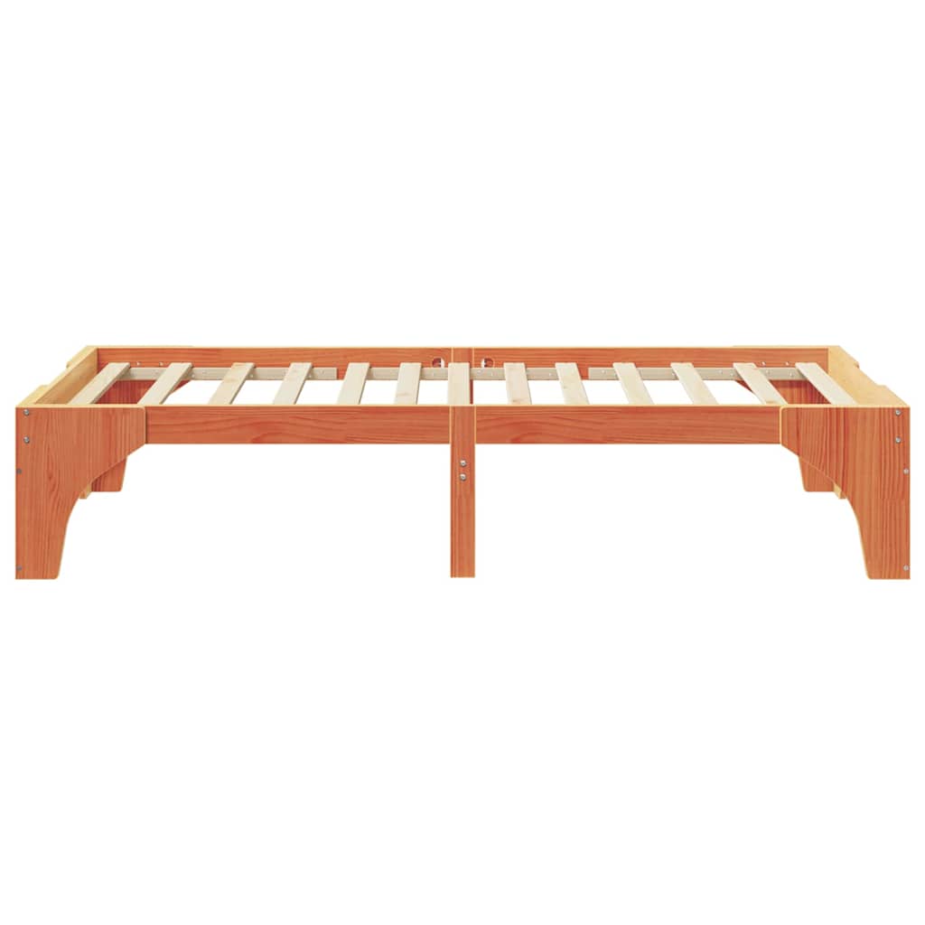 Sengestel Brun 80 x 200 cm Massiv fyrretræ
